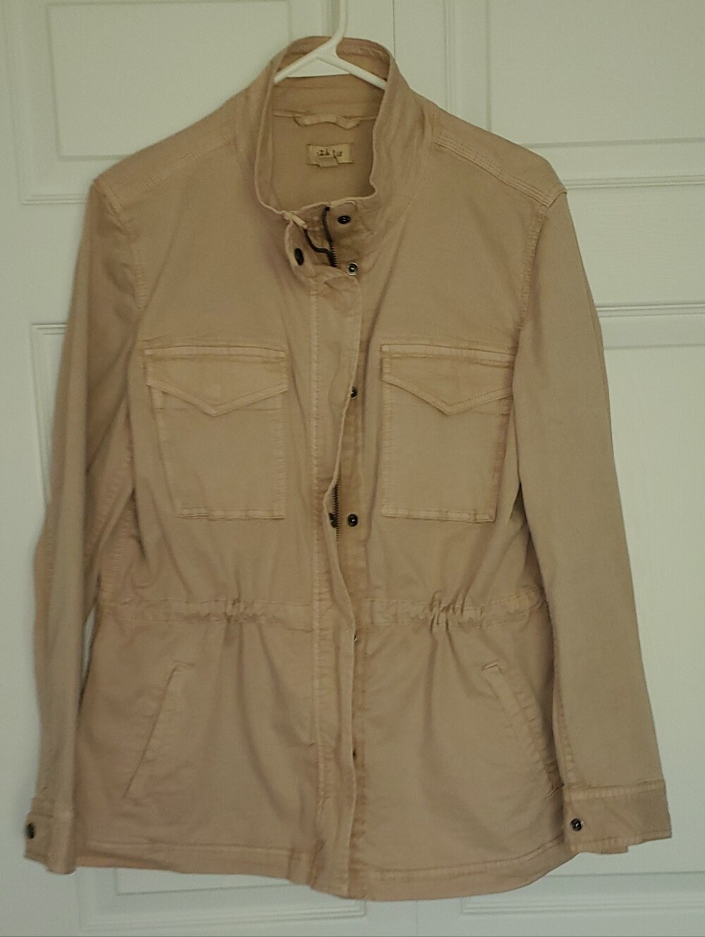 Utility Jacket, Light Beige, Size L, by Style & Co.